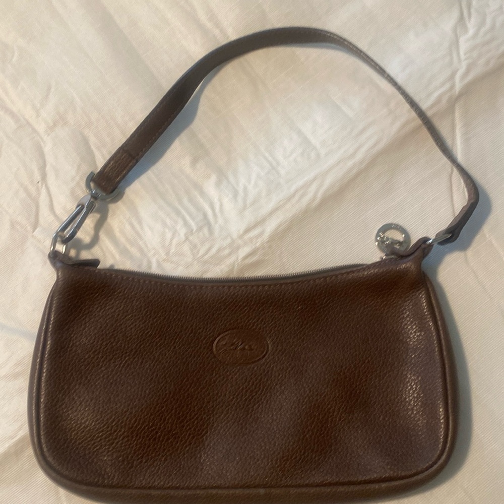 Longchamp Brown Leather Wristlet🤎🤎🤎🤎🤎